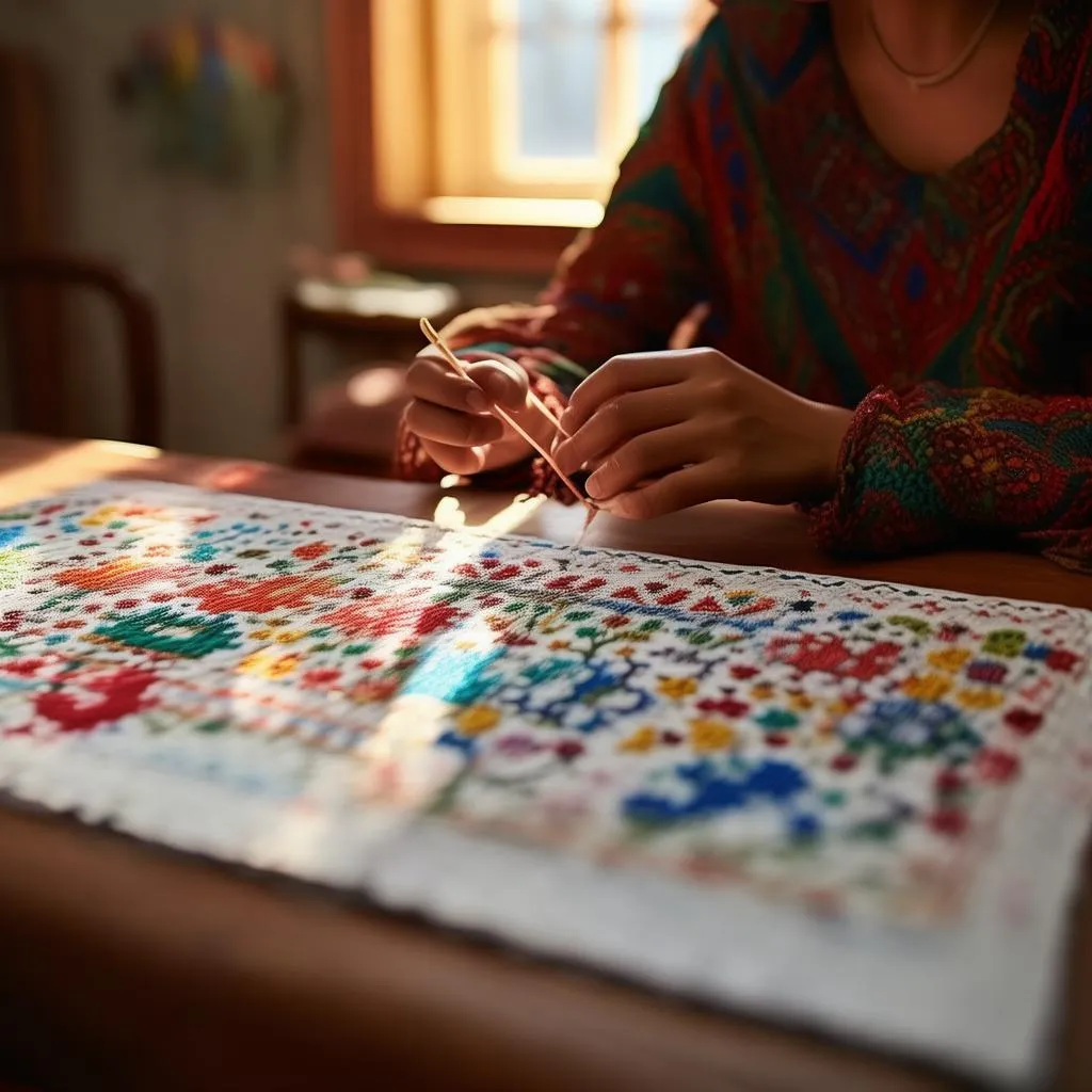 揭秘十字绣丝线的奥秘：品质与色彩的完美融合