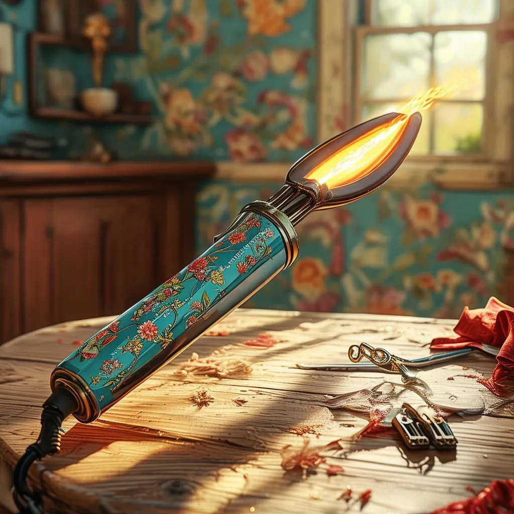 告别卷发烦恼，这款卷发棒有发胶，让你的发型持久定型！