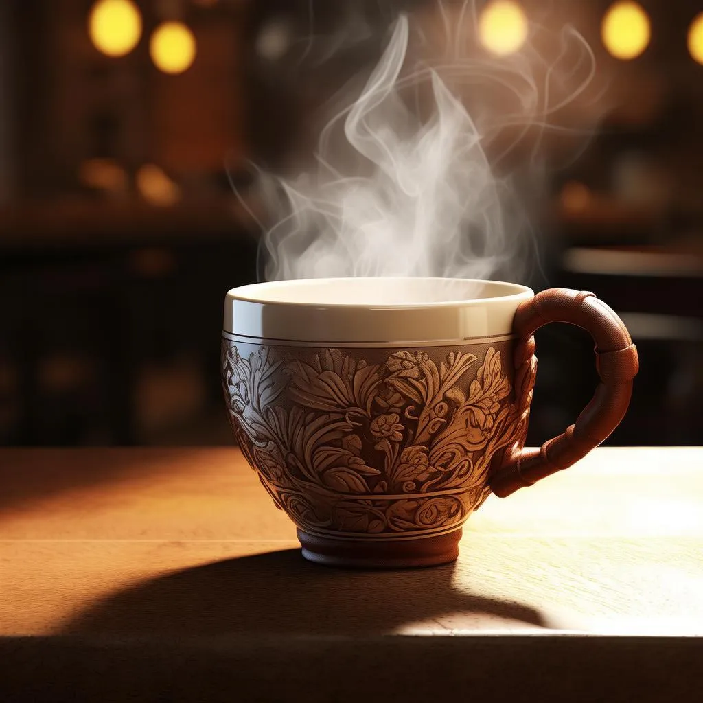 咖啡生活新风尚，这款开屏咖啡杯让你一杯在手，世界尽在掌握