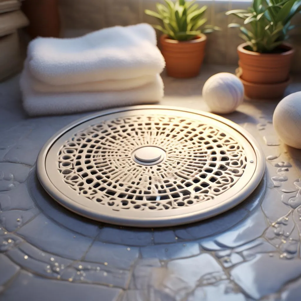 告别积水烦恼！淋浴地漏安装示意，轻松打造干爽浴室