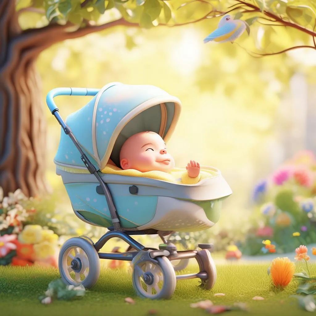 宝宝出行新选择：超轻便婴儿车，妈妈们的出行神器！