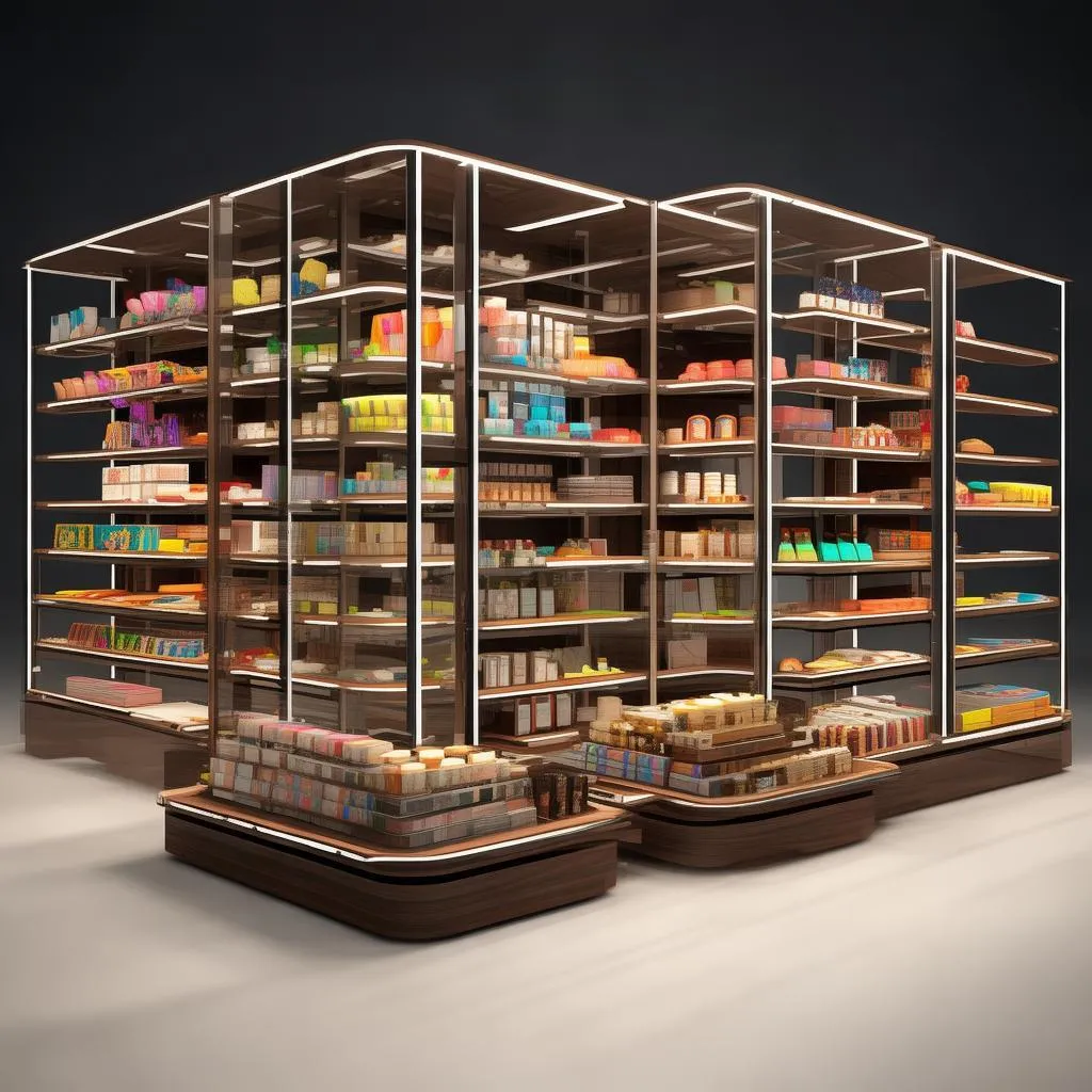 颠覆传统展示，这款展示架模具让你的产品瞬间脱颖而出！