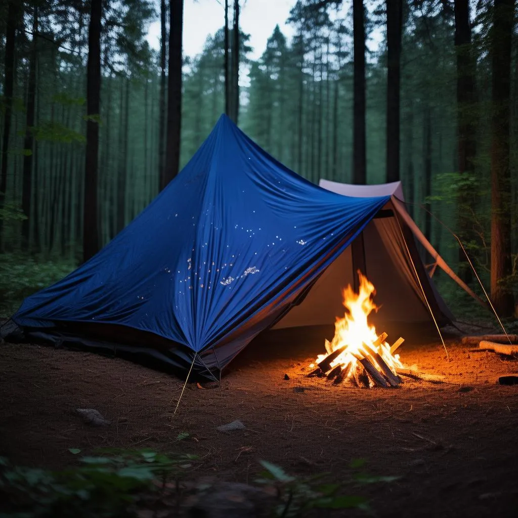 告别雨季烦恼，小妙招帐篷防水，露营必备神器！
