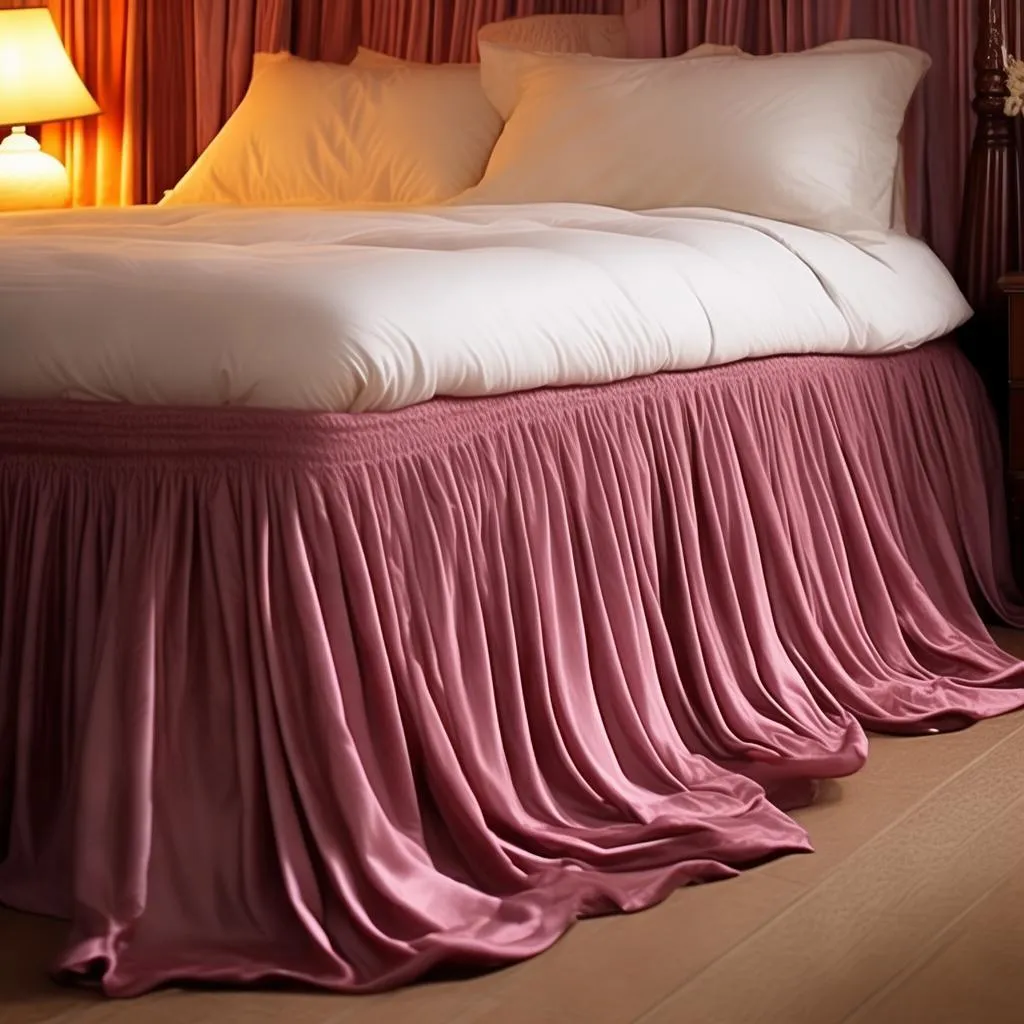 四件套床单款与床裙，打造温馨卧室新体验