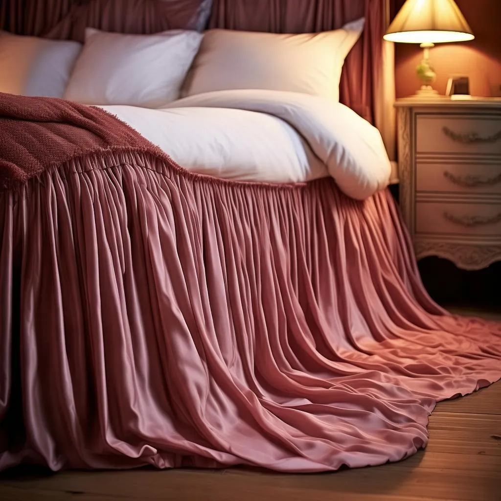 告别床单凌乱，纯棉裙边床裙，让卧室焕然一新！