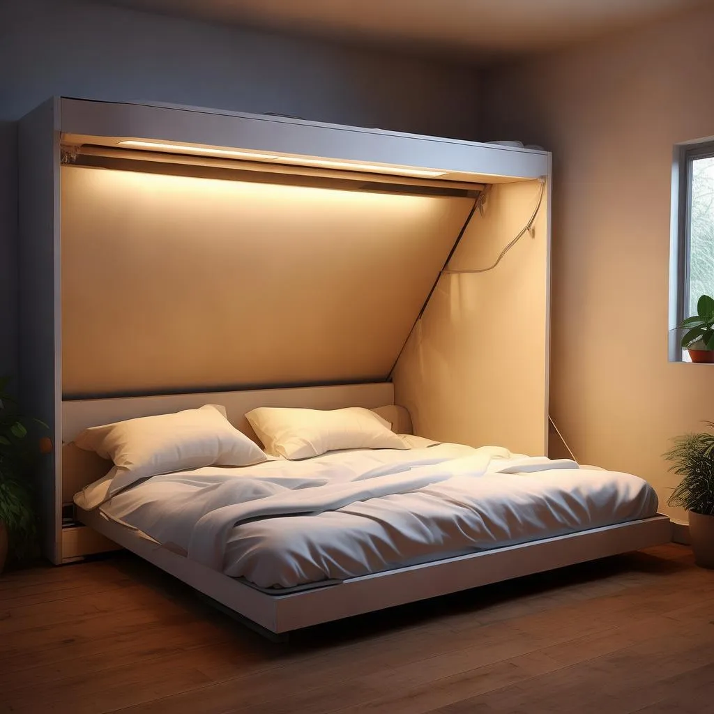 揭秘！这款木工折叠床，尺寸刚刚好，一物多用，让你的家焕然一新！