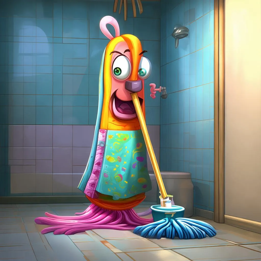 告别拖地烦恼，吸水拖把轻松搞定家务——你的高效清洁小能手