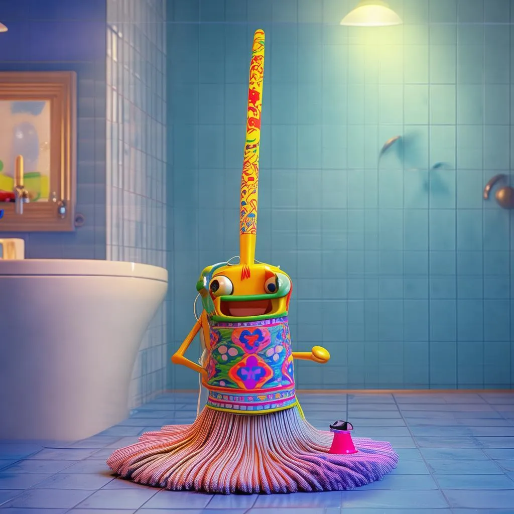 巧妇绑拖把：告别拖地烦恼，家居清洁新体验！