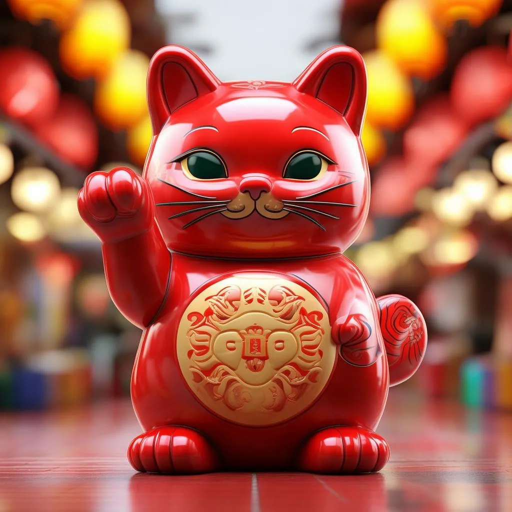 洛阳招财猫：财运滚滚，福运连连，家居风水必备神器