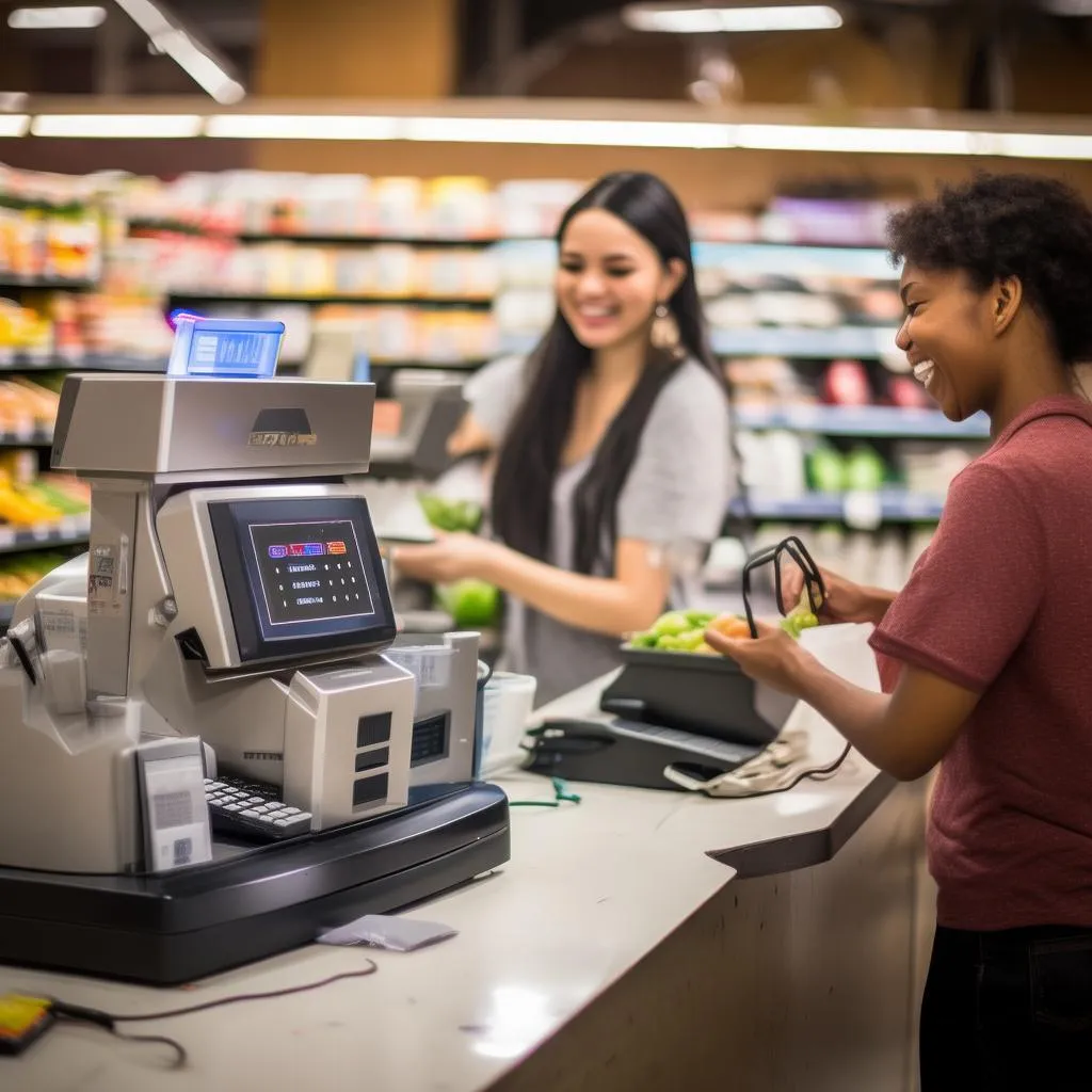 告别昏暗收银台，LED智能亮度调节收银机，照亮高效服务新时代