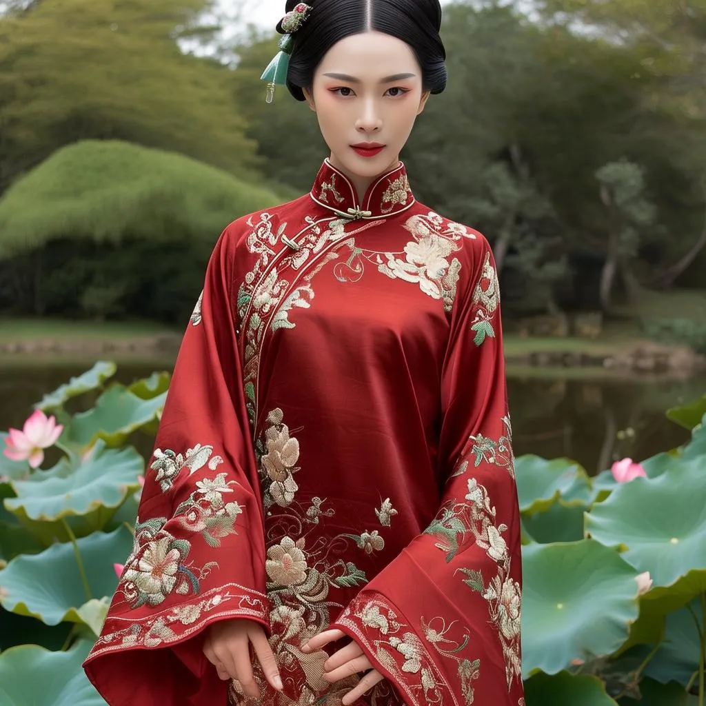 穿越时空的美丽邂逅：桃花旗袍在线试听，邂逅你的专属风情