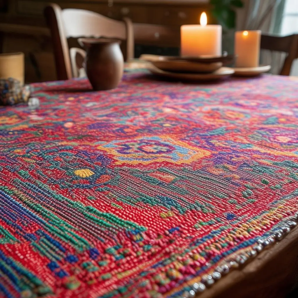 告别传统烤火炉，尽享高档生活——这款桌布让你瞬间提升家居格调