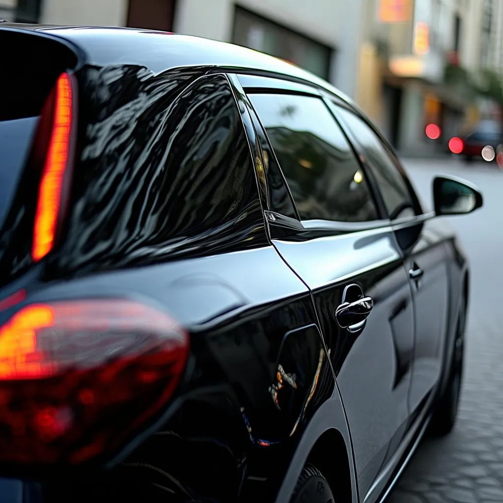 银色汽车贴膜，让你的爱车瞬间焕然一新！