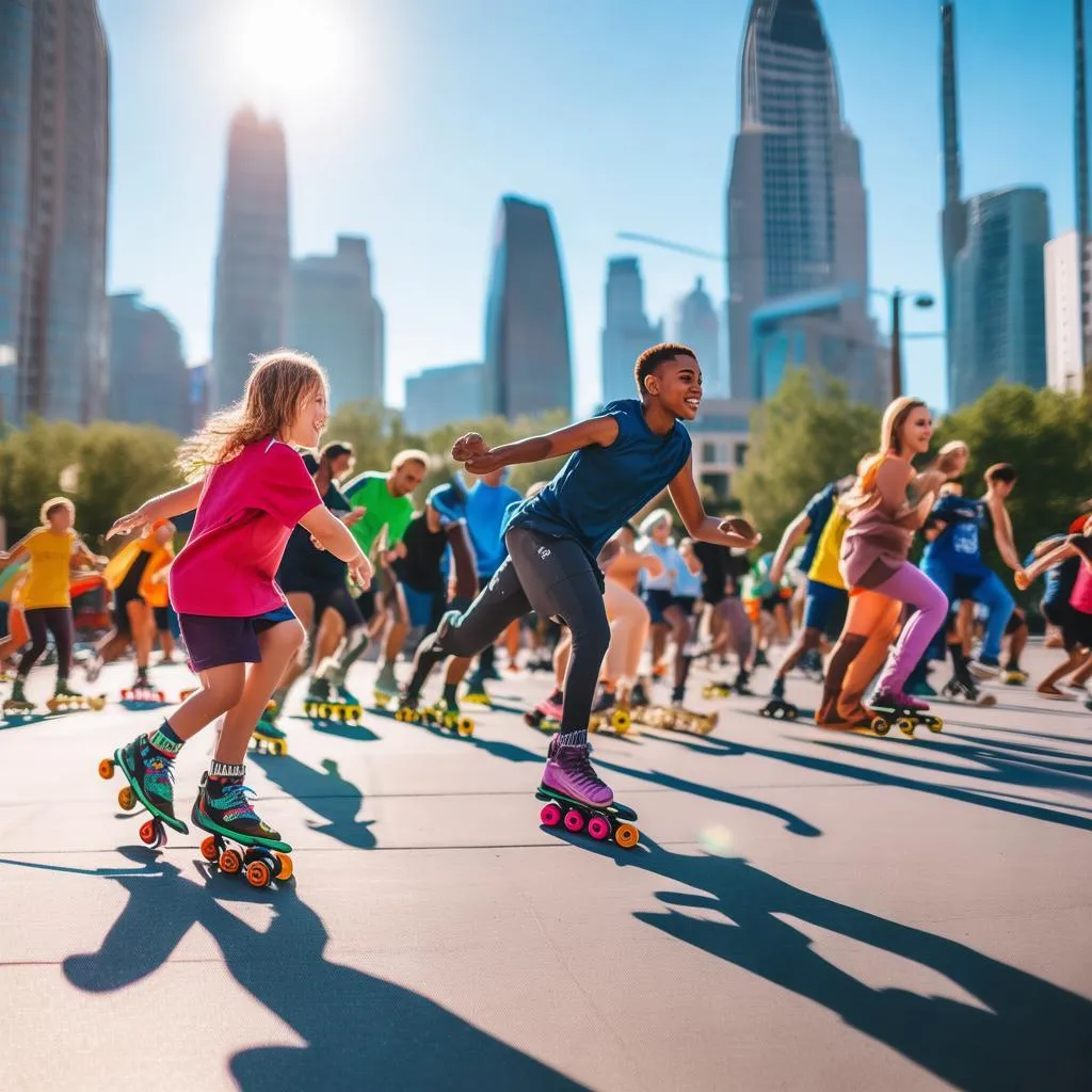 告别晃动困扰，畅享滑行乐趣——全新升级溜冰鞋轮子，让你的每一次滑行都稳如泰山！