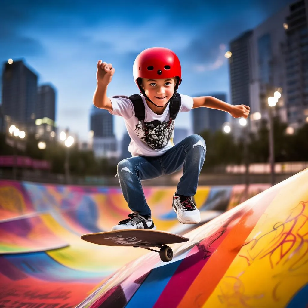 男童滑板车简笔画图片大全：孩子的快乐童年，从滑板车开始！