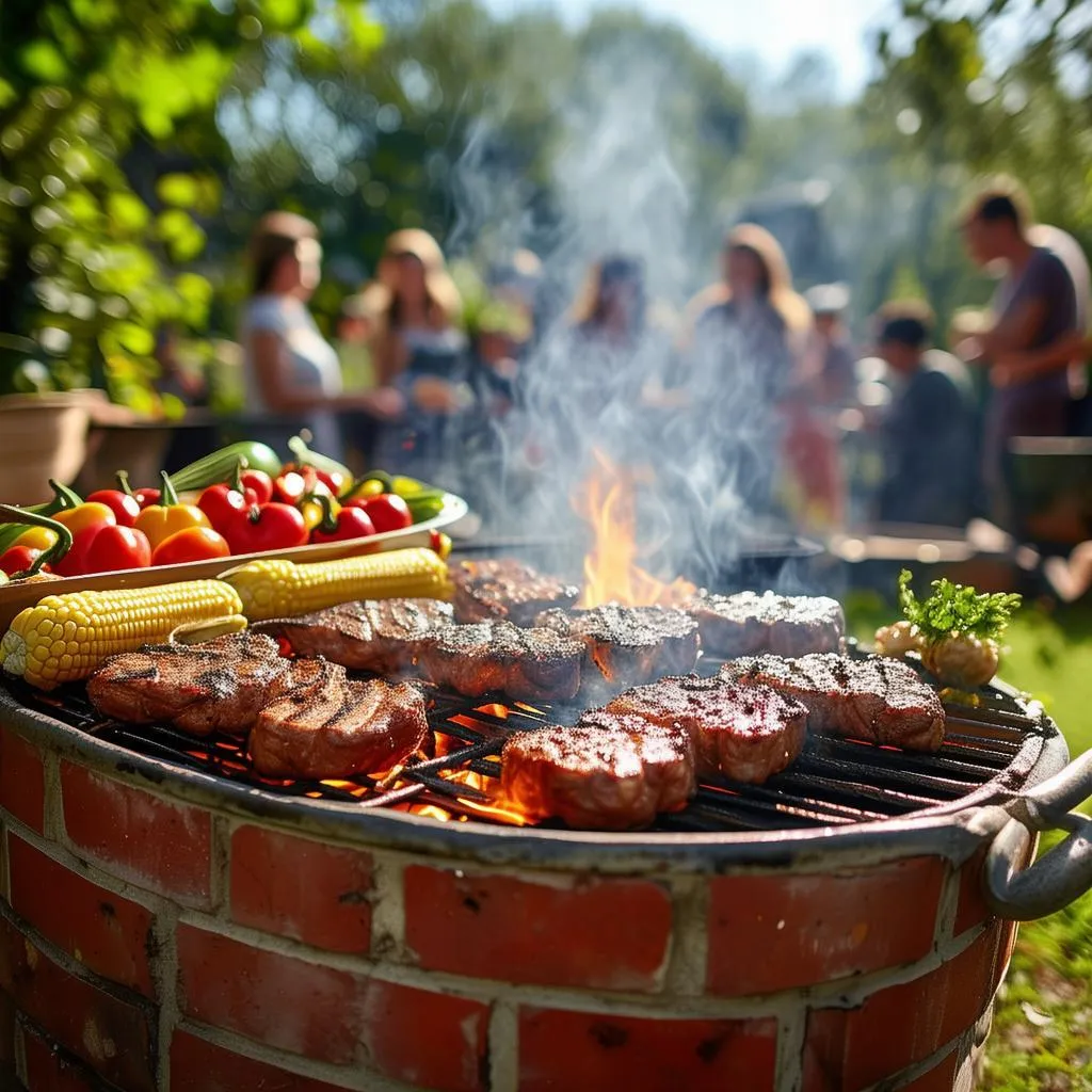 告别户外烧烤烦恼，水泥家用烧烤炉让你在家也能享受户外烧烤乐趣