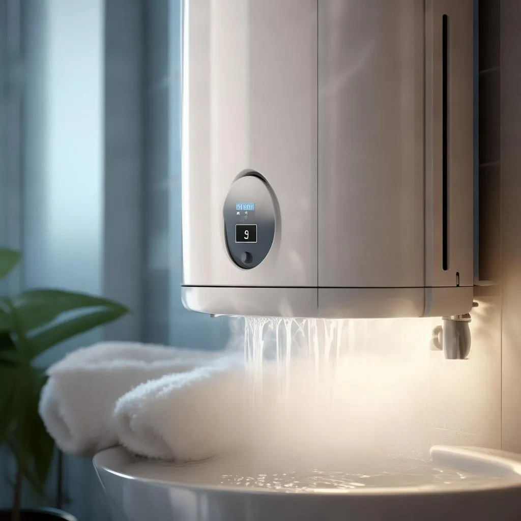 告别冷水澡，中广欧斯特空气能热水器，让你四季恒温享受舒适沐浴