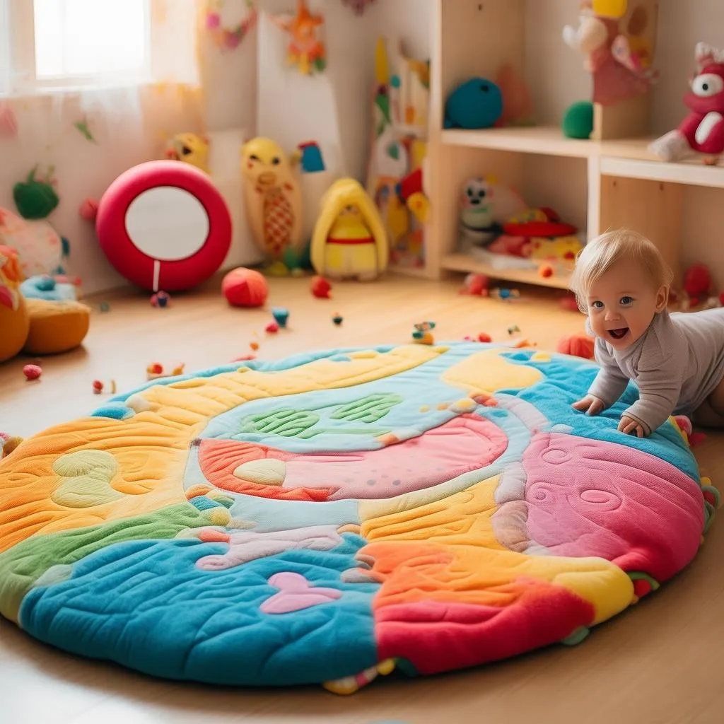 宝宝爬行垫钩法视频揭秘：新手妈妈必备的育儿神器！