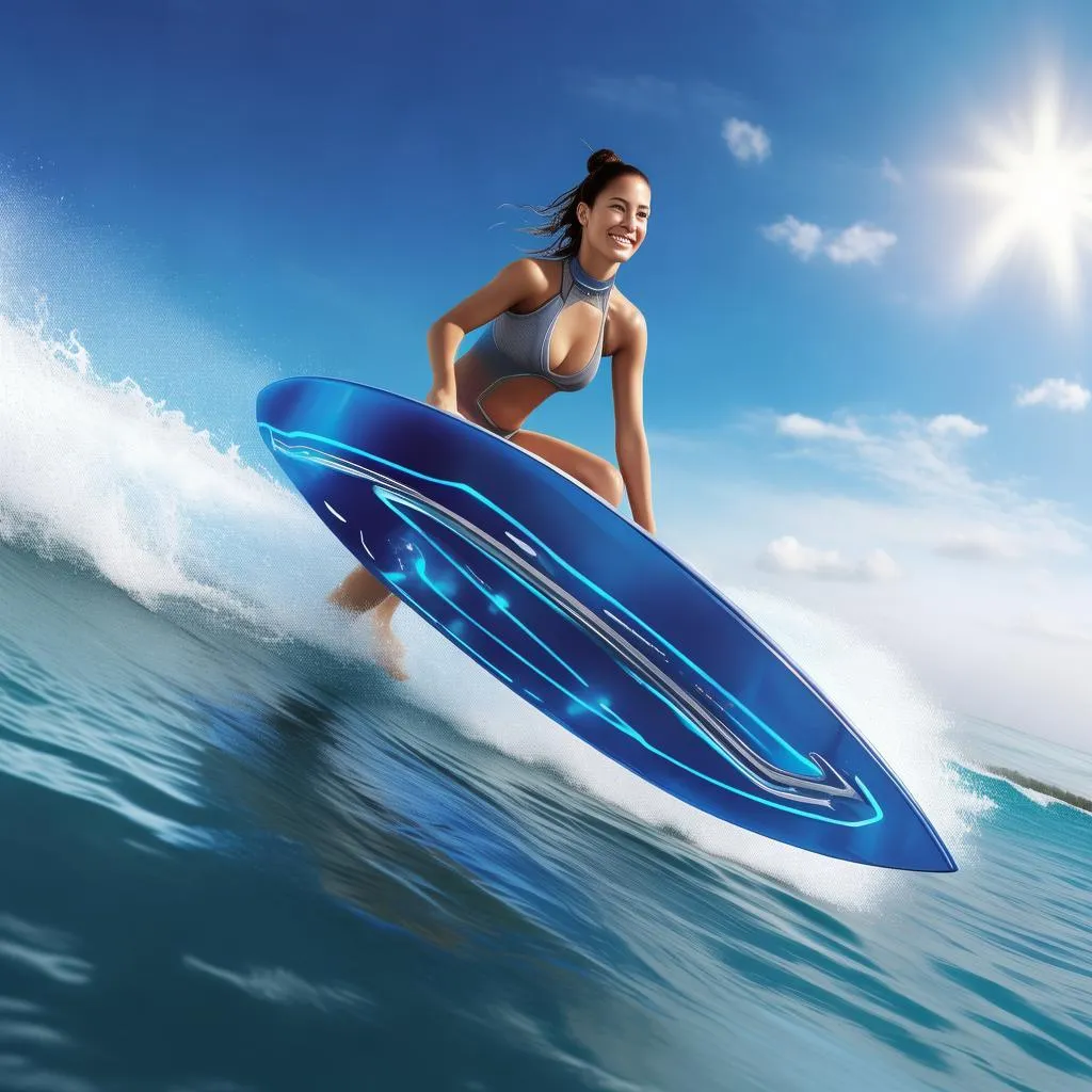 极客电动力冲浪板：冲浪爱好者的新宠，驾驭海浪的利器！