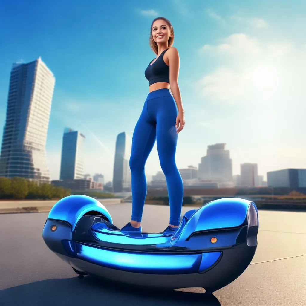 德国星空蓝电动平衡车：穿梭都市的时尚利器，尽享骑行新体验