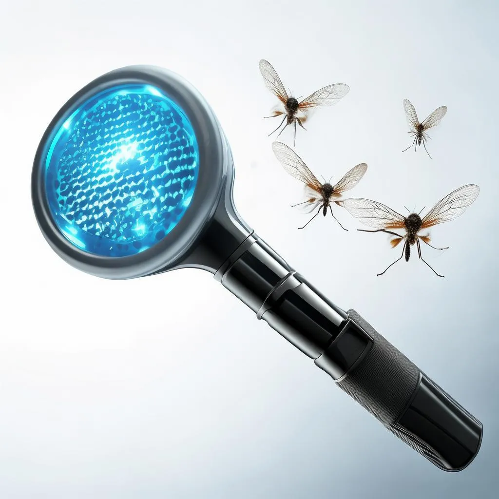 告别蚊虫骚扰，超威充电电蚊拍自营，守护你的宁静夜晚！