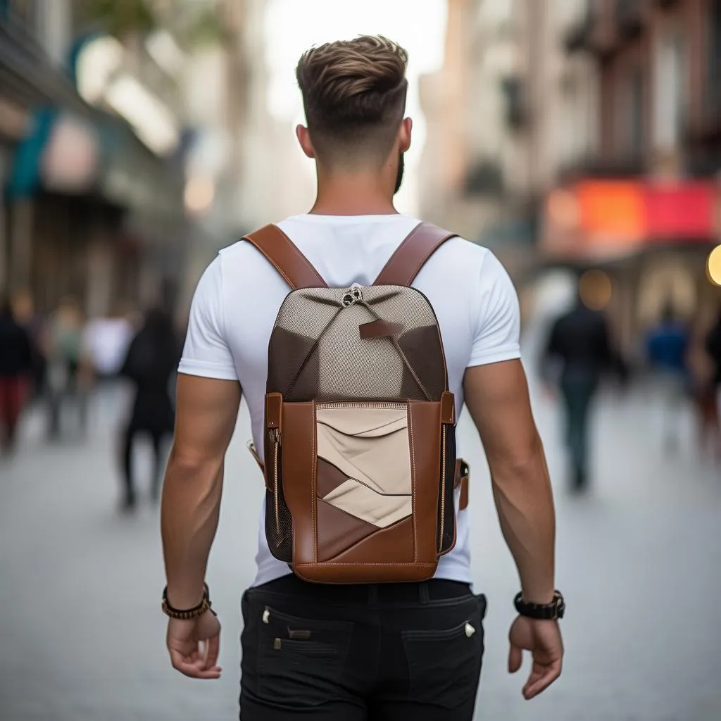 潮流必备！胸包斜挎包男款图片大全，带你解锁时尚新潮流