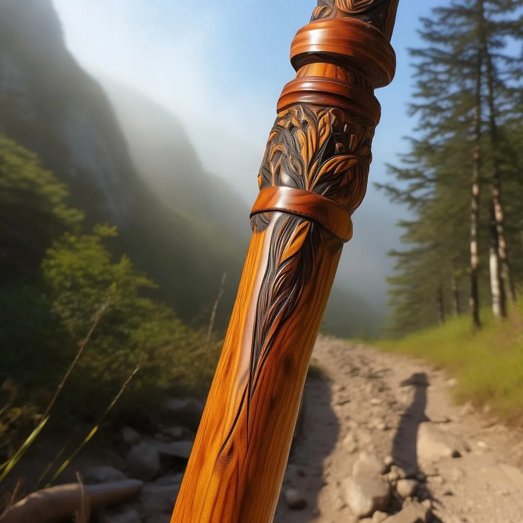 女生专属登山杖：轻松征服高峰，你的户外探险利器！