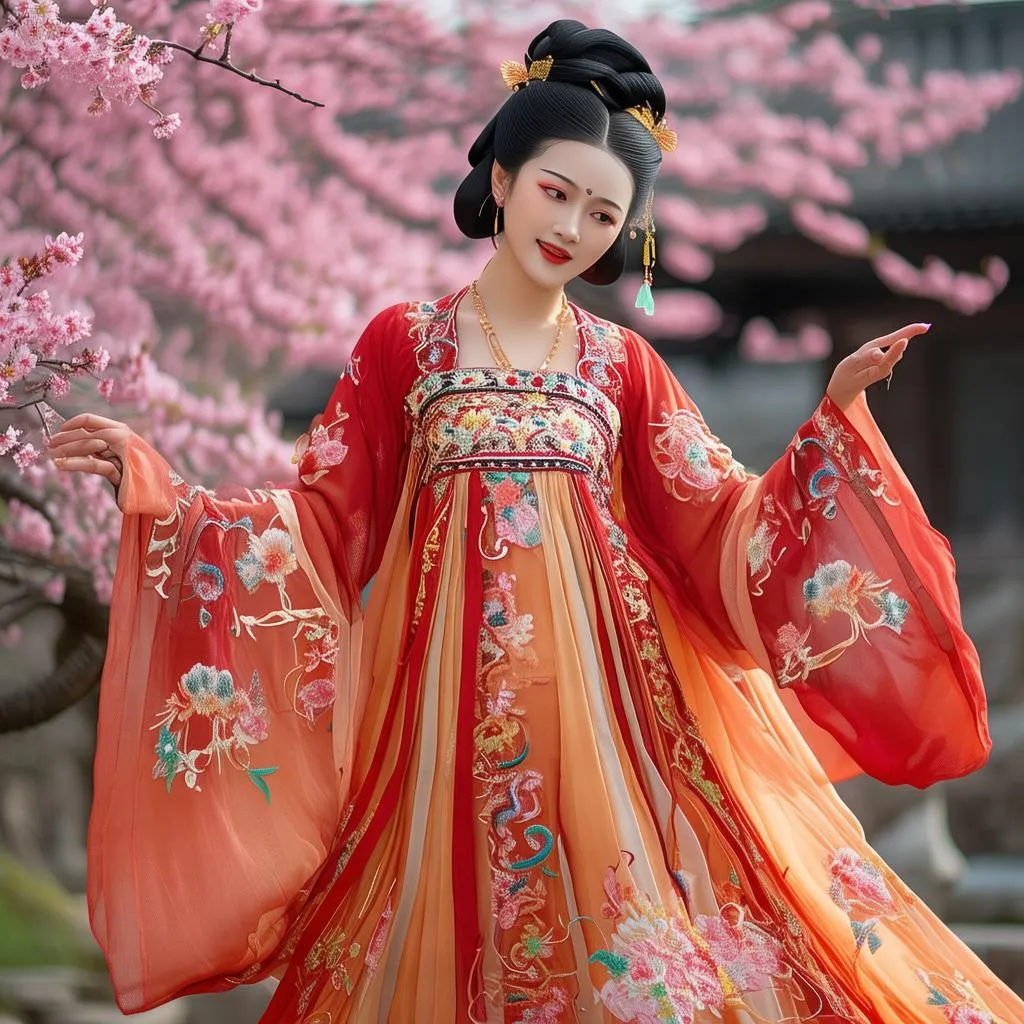 穿上它，复古风华尽显！大裙摆秀禾服，带你穿越时空的美丽