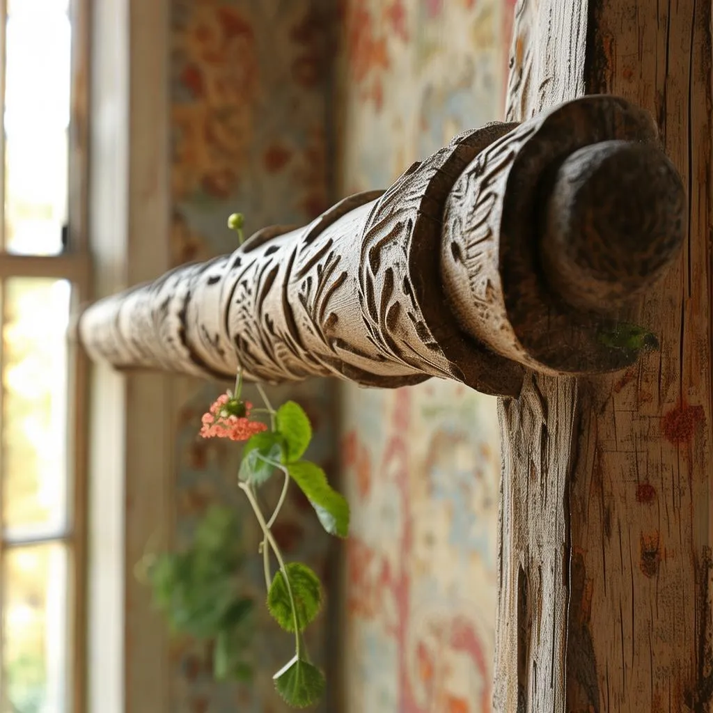 告别打孔烦恼，弧形窗帘杆免打孔，轻松打造优雅家居风格