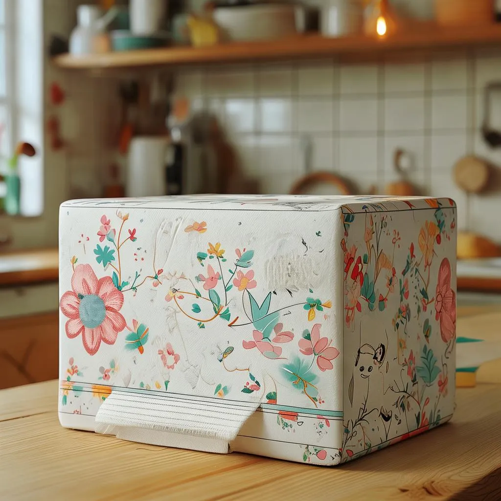 立体珐琅彩纸巾盒，让你的生活更有格调