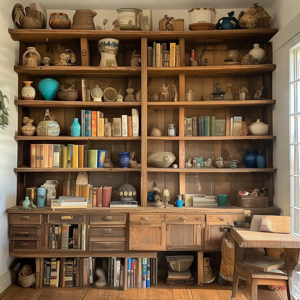 实木置物架大全：打造家居艺术品，收纳空间翻倍升级！