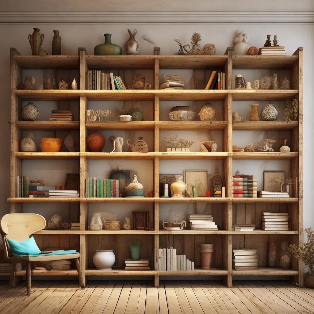 打造家居艺术，实木铁艺置物架引领潮流