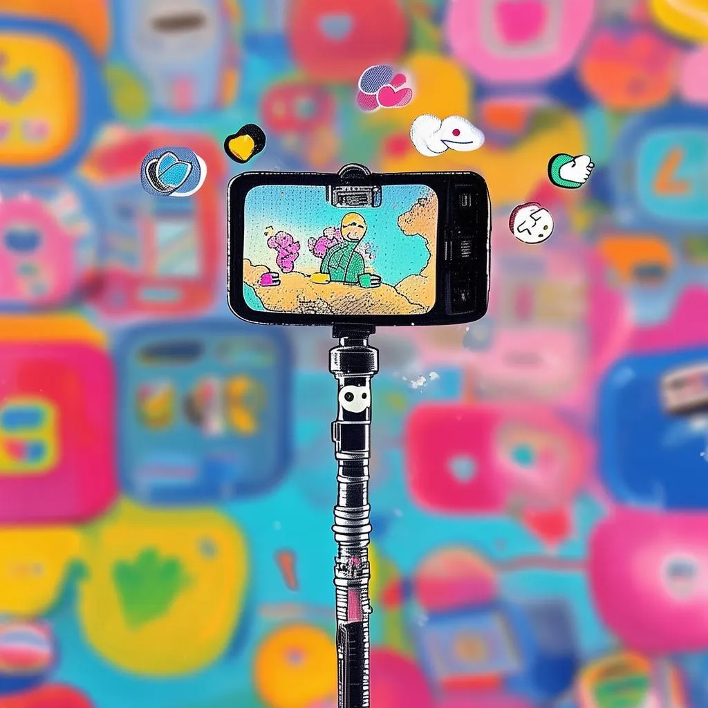 告别手机小视野！揭秘自拍杆变焦神技，轻松拍出大片效果！