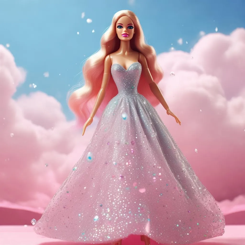 雕塑涂色芭比娃娃：打造专属你的艺术品，唤醒儿时回忆！