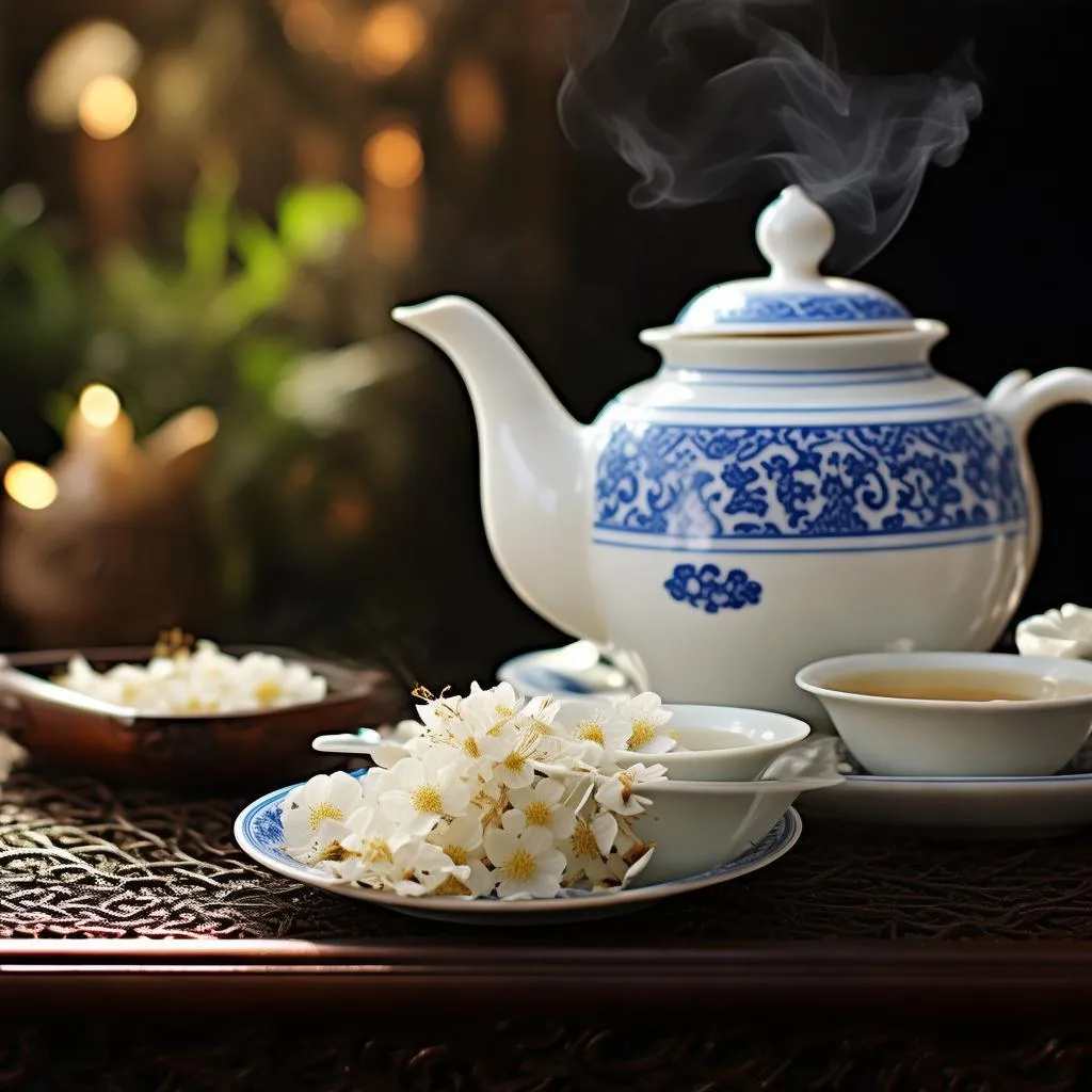 茉莉花茶饮，唤醒你的味蕾与身心！