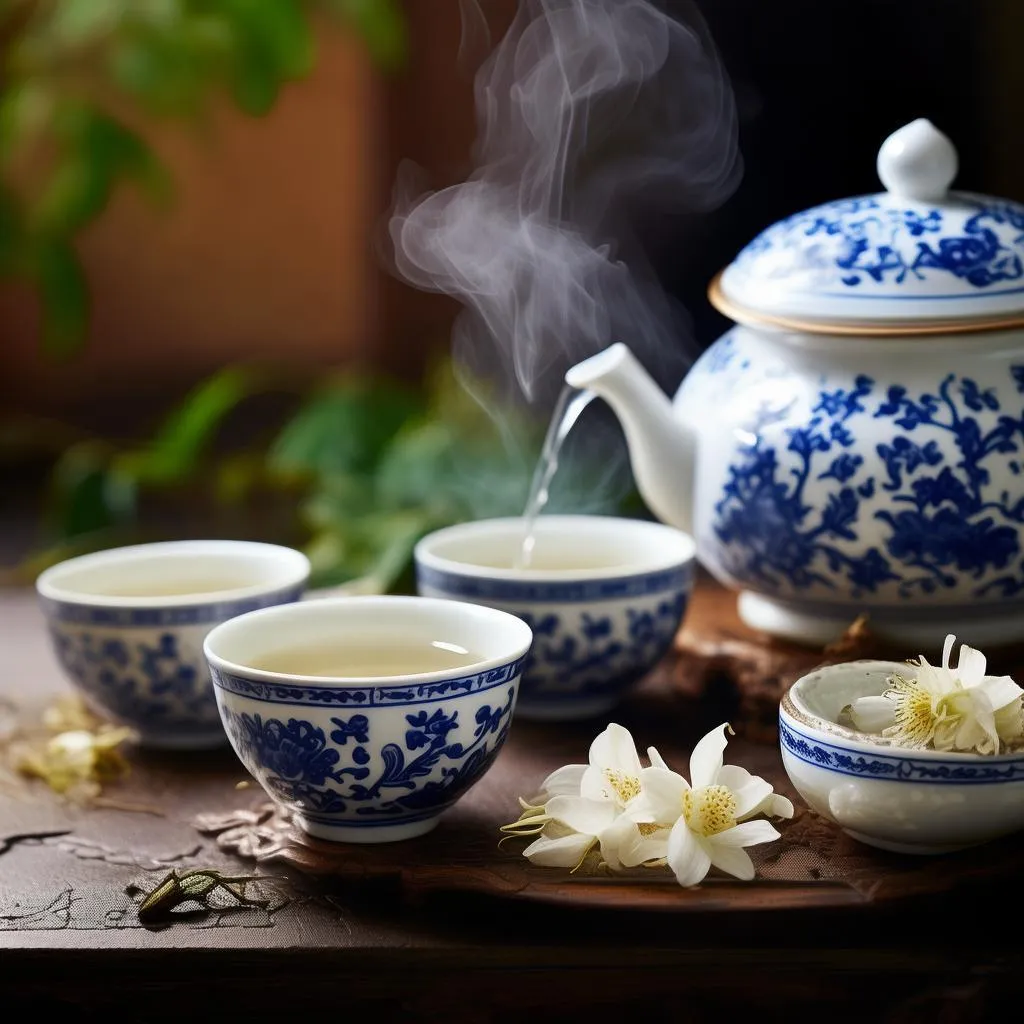 凤尾银针茉莉花茶，一茶一世界，品味生活之美