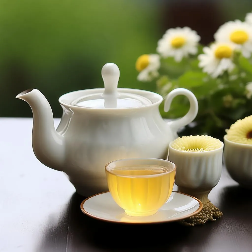 一杯清幽，一盏菊花——解锁你的养生茶时光