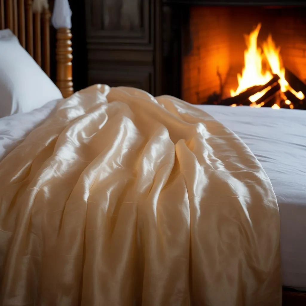 冬日里的奢华呵护，珍藏蚕丝被，温暖每一刻