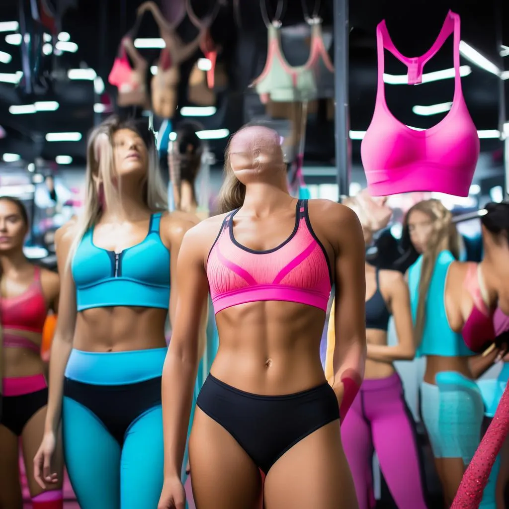 韩国弘大运动内衣，塑造你的运动风采