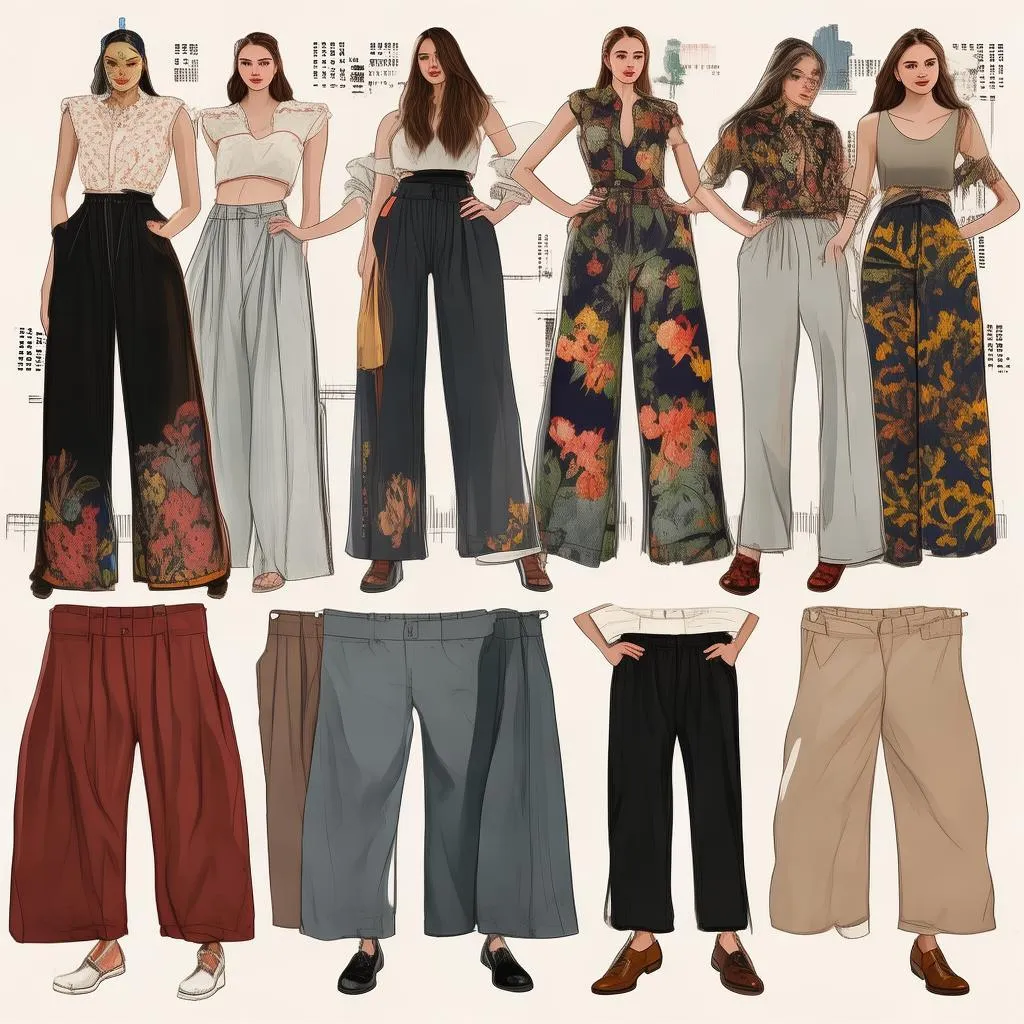 优雅转身，自信出行——揭秘中老年绑带阔腿裤的时尚秘密