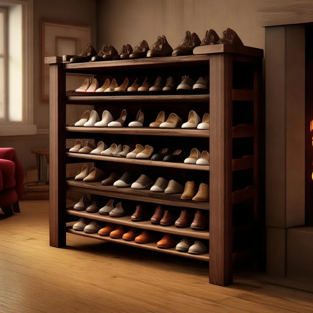 告别杂乱，打造卧室新秩序——揭秘床上鞋架的神奇魅力