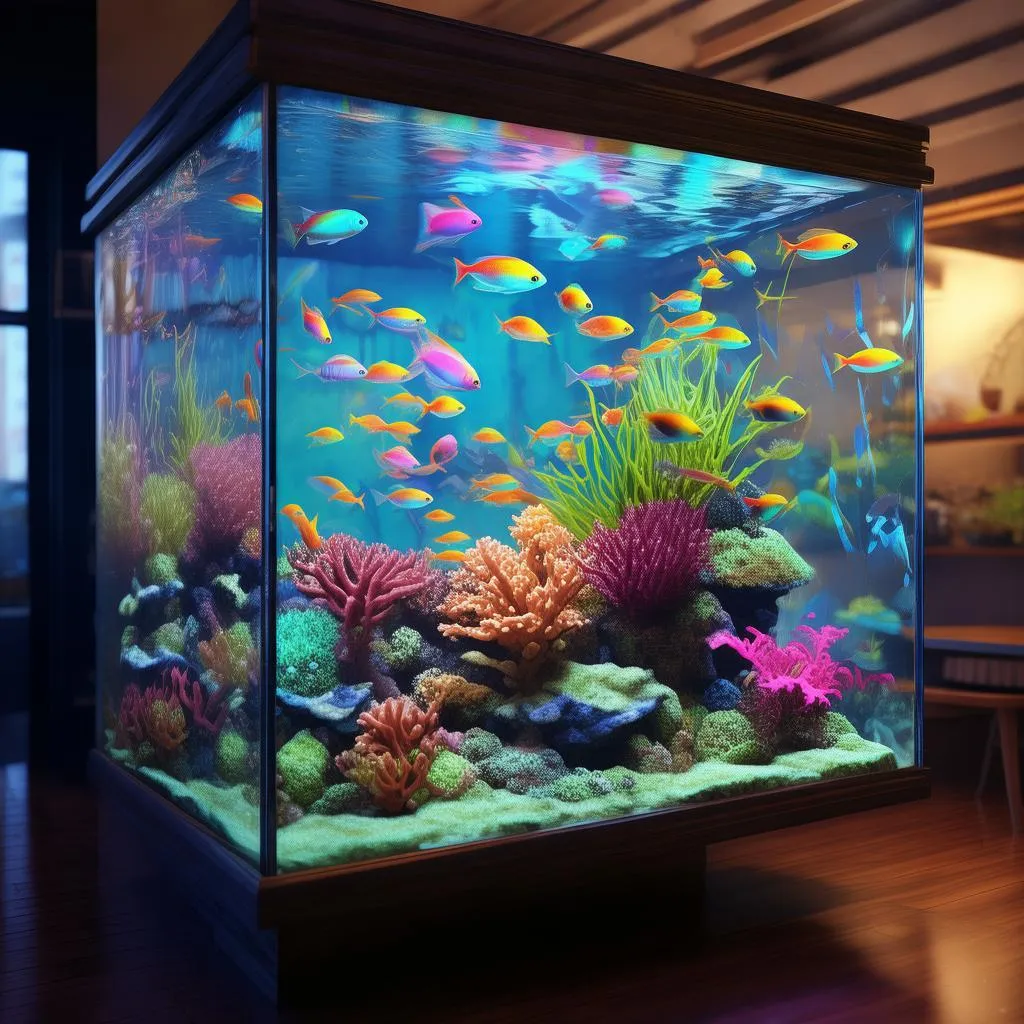 打造家居生态新风尚，锦程鱼缸引领水族生活新潮流