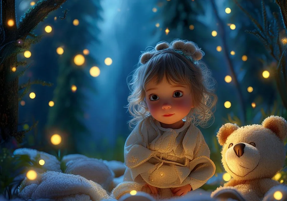 月光下的长颈鹿之谜