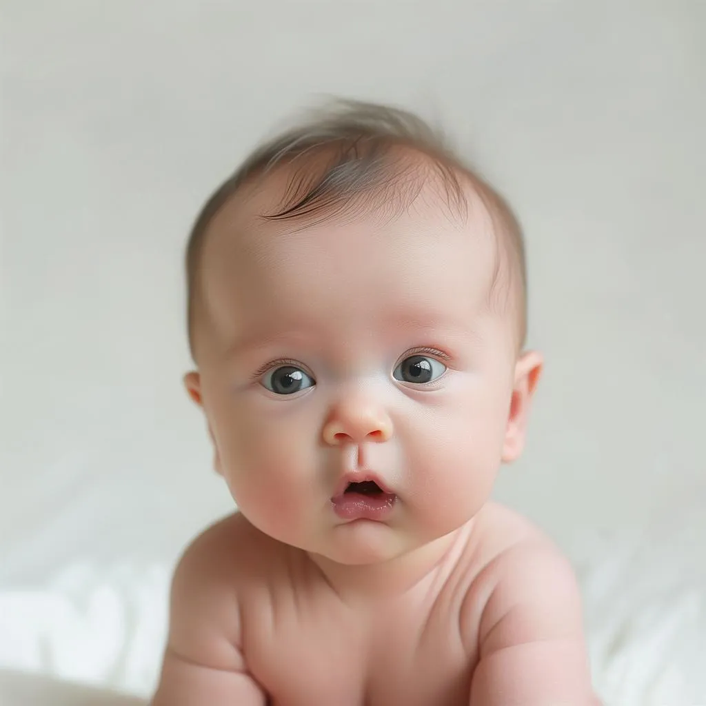 女婴樱唇：揭秘宝宝唇色变化背后的健康秘密