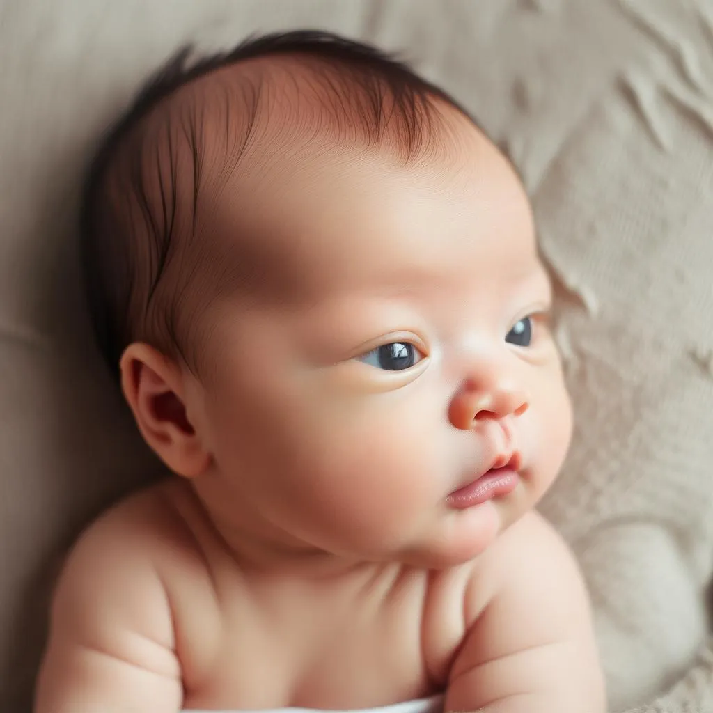 揭秘新生宝宝睡姿：高清图片解析与育儿技巧