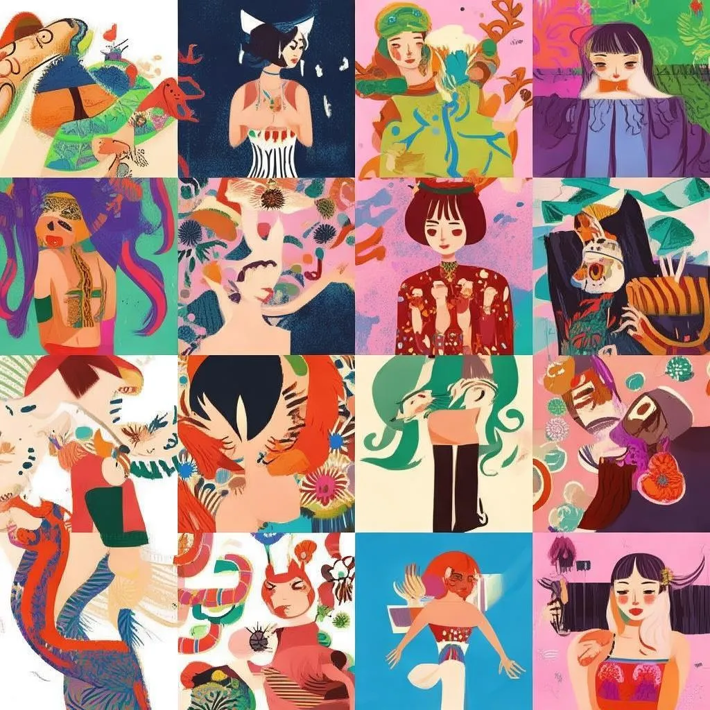 生肖女修心养性：揭秘十二生肖中的静谧之美