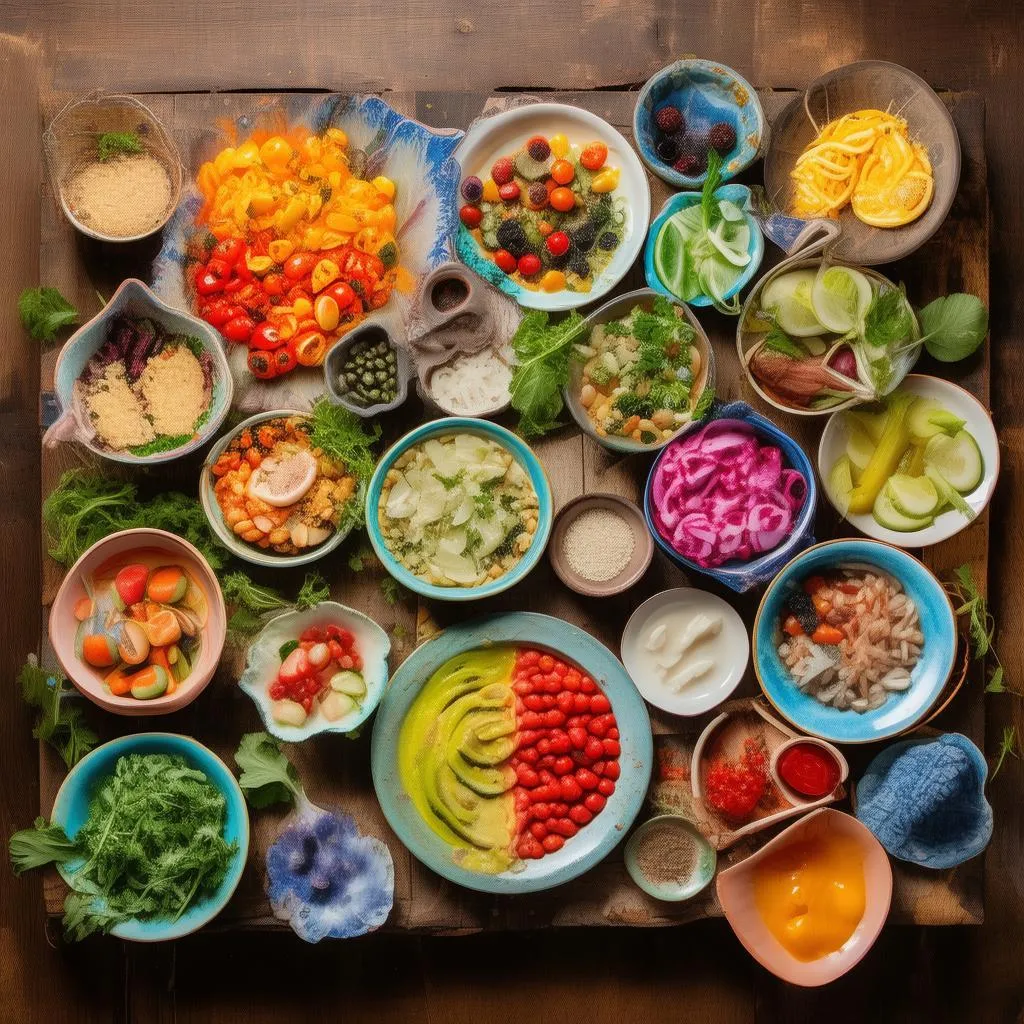 绿色菜丝塞牙：揭秘孕妇梦境中的美食传奇