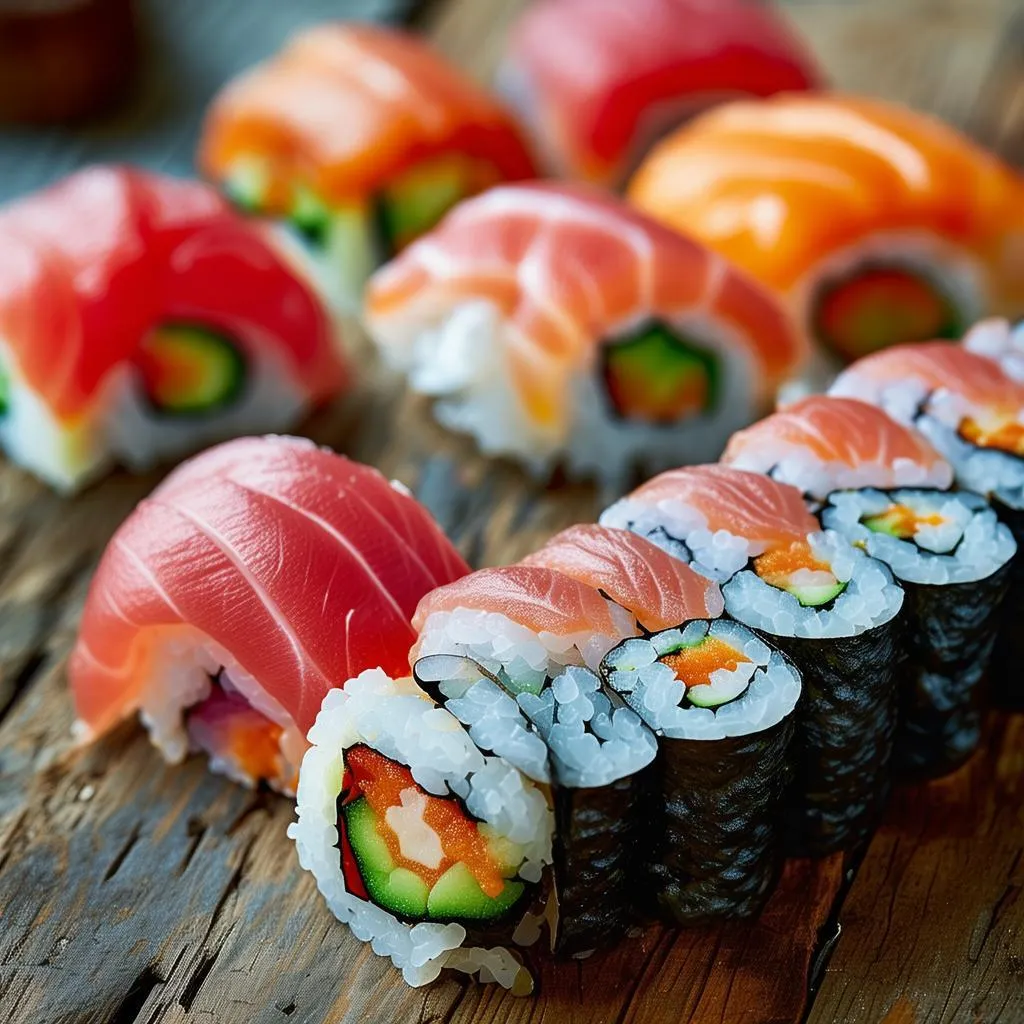 北极虾寿司与三文鱼寿司：口感与营养的较量，哪个更胜一筹？