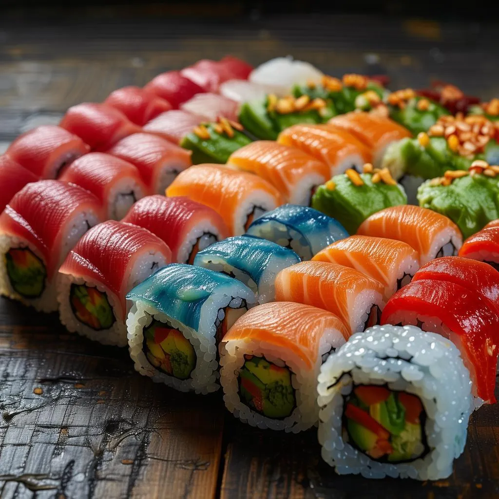 寿司的魅力：麦奇与朵朵的美食探索之旅