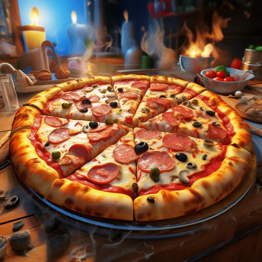 【原创】奶茶披萨：跨界美食新宠，一口咬下，惊喜连连